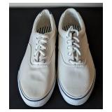 Sperry Men’s White Canvas Sneakers