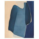 Large Framed Signed Abstract Print