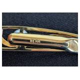 Mikimoto Tokyo Pearl and 14k Gold Tie Clip