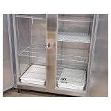 Continental Commercial Refrigerator Freezer Side By Side 2R