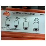 Mac Tools Metric Stud Puller Set SR4MA 4-piece with Case