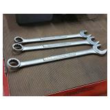 Lot of (3) Craftsman Combination Wrenches - 15/16", 1", 1-1/16"