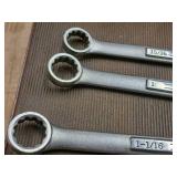 Lot of (3) Craftsman Combination Wrenches - 15/16", 1", 1-1/16"