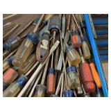 Lot of (1 Drawer) Hand Tools - Screwdrivers