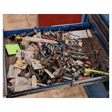 Lot of (1 Drawer) Hand Tools - Misc. Hardware and Drill Bits