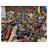 Lot of (1 Drawer) Hand Tools - Misc. Hardware and Drill Bits