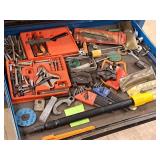 Lot of (1 Drawer) Hand Tools - Bearing Separator, Steering Wheel Puller, Hood Prop