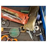 Lot of (1 Drawer) Hand Tools - Bearing Separator, Steering Wheel Puller, Hood Prop