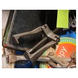 Lot of (1 Drawer) Hand Tools - Drill Bits, 3-Jaw Puller, Work Gloves