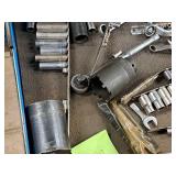 Lot of (1 Drawer) Hand Tools - Wrenches, Sockets