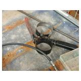 Hand Tools - Grease Gun, Oil Filter Wrench, Axle Nut Cover Wrench, Container of Fuses, T-Handle Plugger, T-Handle Reamer, Grabber Tool