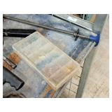 Hand Tools - Grease Gun, Oil Filter Wrench, Axle Nut Cover Wrench, Container of Fuses, T-Handle Plugger, T-Handle Reamer, Grabber Tool