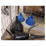 Lot of (9) Automotive Funnels