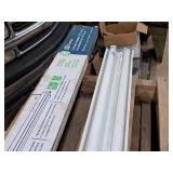 Lot of (2) 48" Fluorescent Light Fixtures