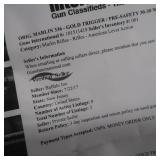 MARLIN 336-GOLD TRIGGER/PRE-SAFETY 30-30