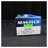 LEATHER HOLSTER(HAND MADE) FOR REVOLVER AND 20- .38 SPL ROUNDS