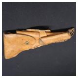 LEATHER HOLSTER(HAND MADE) FOR REVOLVER AND 20- .38 SPL ROUNDS