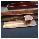 ~VINTAGE~ WOODEN FOLK ART BOAT