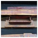 ~VINTAGE~ WOODEN FOLK ART BOAT