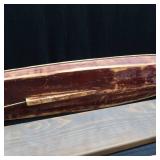 ~VINTAGE~ WOODEN FOLK ART BOAT