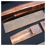 ~VINTAGE~ WOODEN FOLK ART BOAT