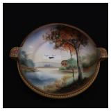 ~VINTAGE HAND PAINTED NIPPON BOWL AND CREAMER SET~