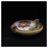 ~VINTAGE HAND PAINTED NIPPON BOWL AND CREAMER SET~