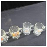 ~VINTAGE  A & W  KIDS SIZED MUGS ~ SET OF 6 ~