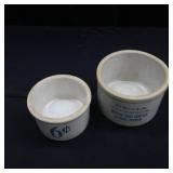 CERAMIC CROCKS~SET OF 2