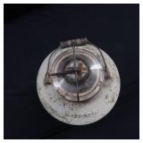 EXTRA LARGE JUG (CROCK) GLASS AND WIRE LID AND HANDLE