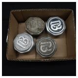 ANTIQUE/VINTAGE CAR AUTO GREASE HUB CAPS
