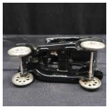 VINTAGE BLACK MODEL T TYPE CAR WITH DRIVER ~NEAT PIECE