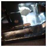 VINTAGE BLACK MODEL T TYPE CAR WITH DRIVER ~NEAT PIECE