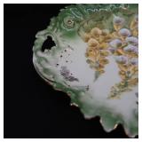 ~VINTAGE~POSSIBLE ANTIQUE GERMAN SERVING DISH ~HAND PAINTED