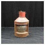 ~VINTAGE~ ANTIQUE RED PORT STARBOARD LANTERN