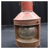 ~VINTAGE~ ANTIQUE RED PORT STARBOARD LANTERN