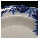 VINTAGE FLOW BLUE 9 INCH BOWL