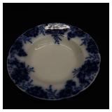 VINTAGE FLOW BLUE 9 INCH BOWL