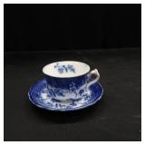 ~VINTAGE ~FLOW BLUE TEA CUP