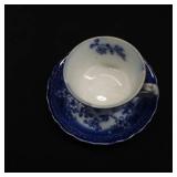 ~VINTAGE ~FLOW BLUE TEA CUP