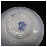 ~VINTAGE ~FLOW BLUE TEA CUP