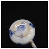 ~VINTAGE ~FLOW BLUE TEA CUP