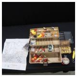 ONE LARGE FENWICK TACKLEBOX 1080 WITH HUGE LOT OF FISHING ACCESSORIES~LOOK AT THIS~