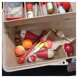 ONE LARGE FENWICK TACKLEBOX 1080 WITH HUGE LOT OF FISHING ACCESSORIES~LOOK AT THIS~