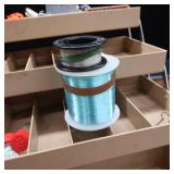 ONE LARGE FENWICK TACKLEBOX 1080 WITH HUGE LOT OF FISHING ACCESSORIES~LOOK AT THIS~