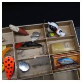 ONE LARGE FENWICK TACKLEBOX 1080 WITH HUGE LOT OF FISHING ACCESSORIES~LOOK AT THIS~