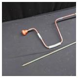 ~VINTAGE~ ICE AUGER AND SPEAR