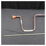 ~VINTAGE~ ICE AUGER AND SPEAR