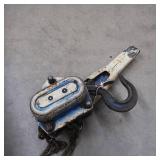JET LEVER HOIST 3/4 TON WITH CHAIN AND HOOKS