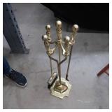 FIREPLACE ACCESSORIES AND STAND